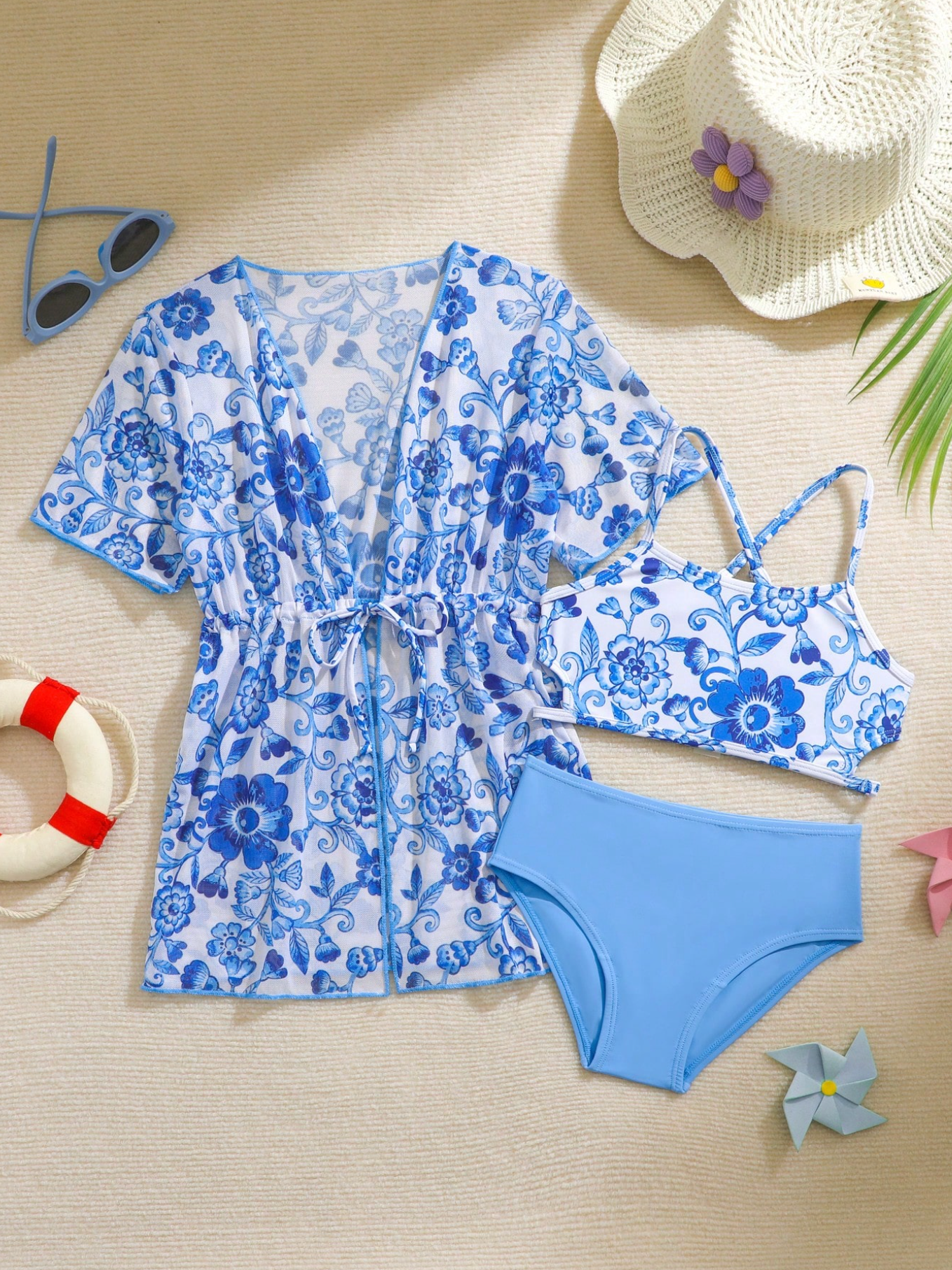 Conjunto Biquíni Infantil Lucy