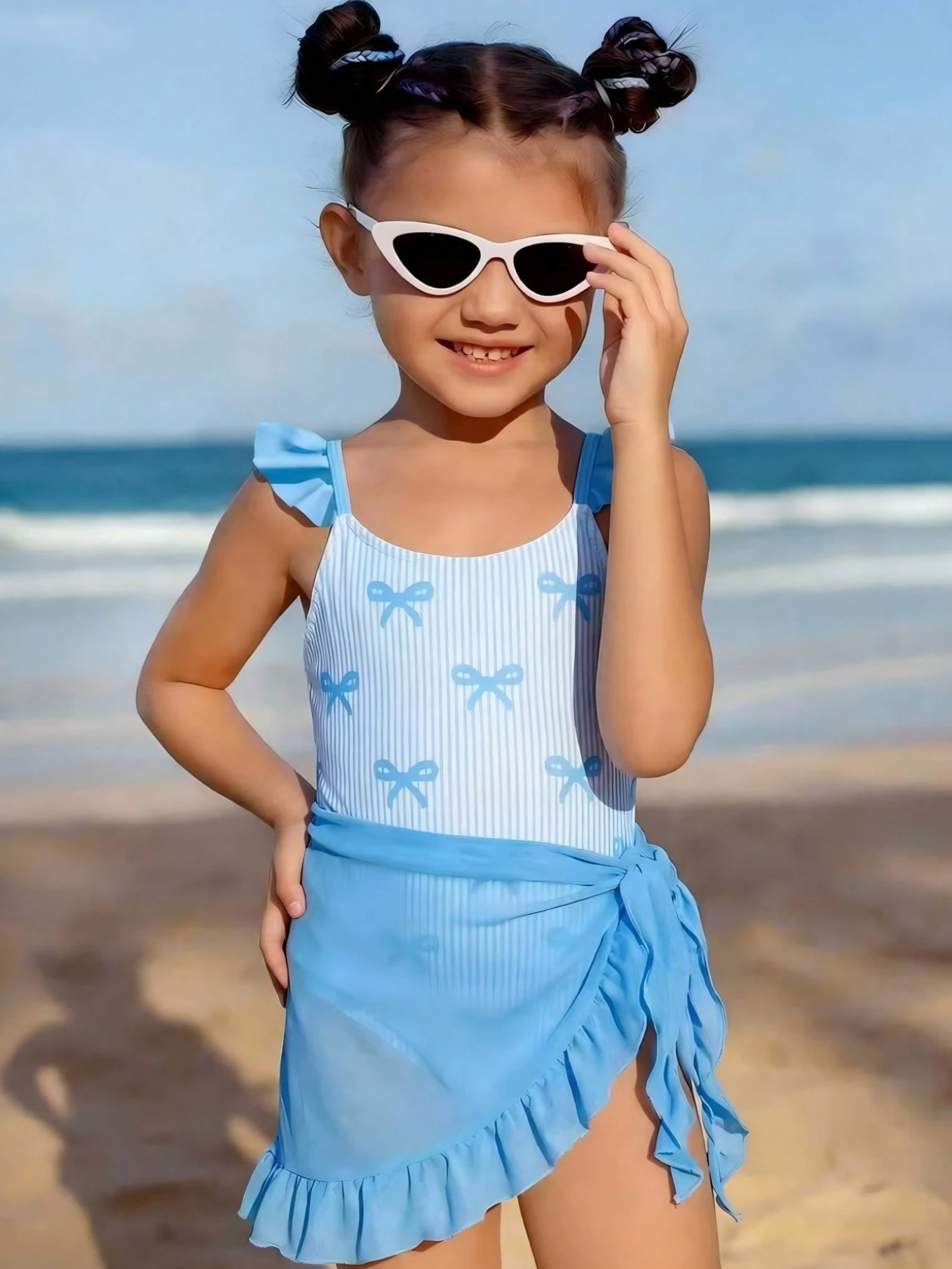 Conjunto Maiô Infantil Laura